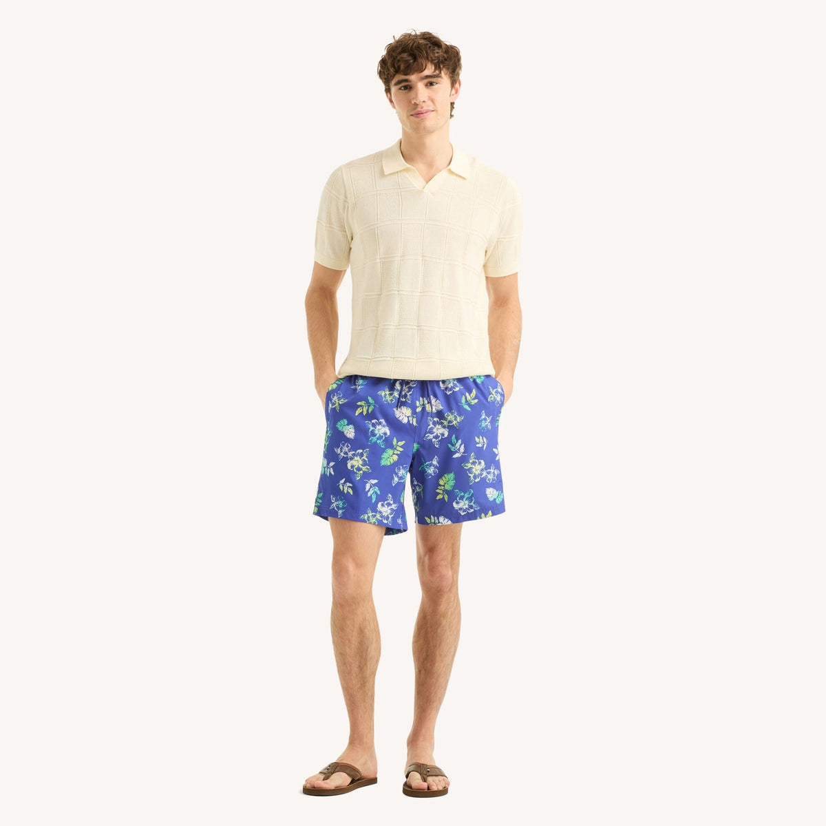Vestido de baño de hombre con estampado