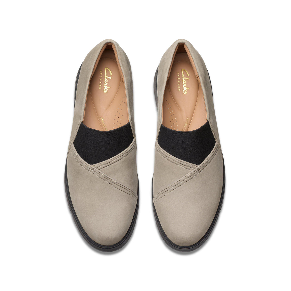 Calzado de nobuk color beige