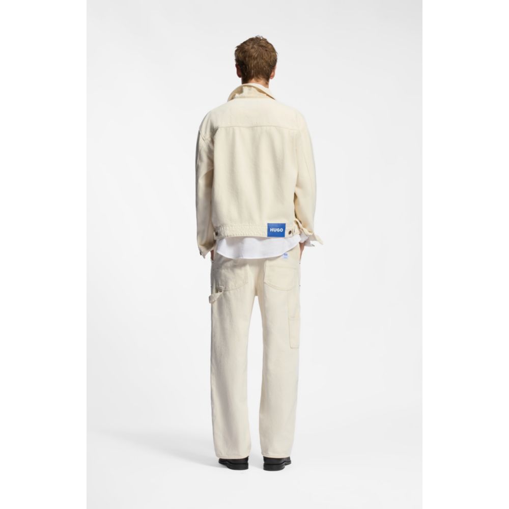 Chaqueta de mezclilla de corte amplio