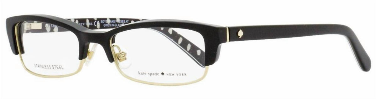 Montura para gafas de mujer color negro y dorado