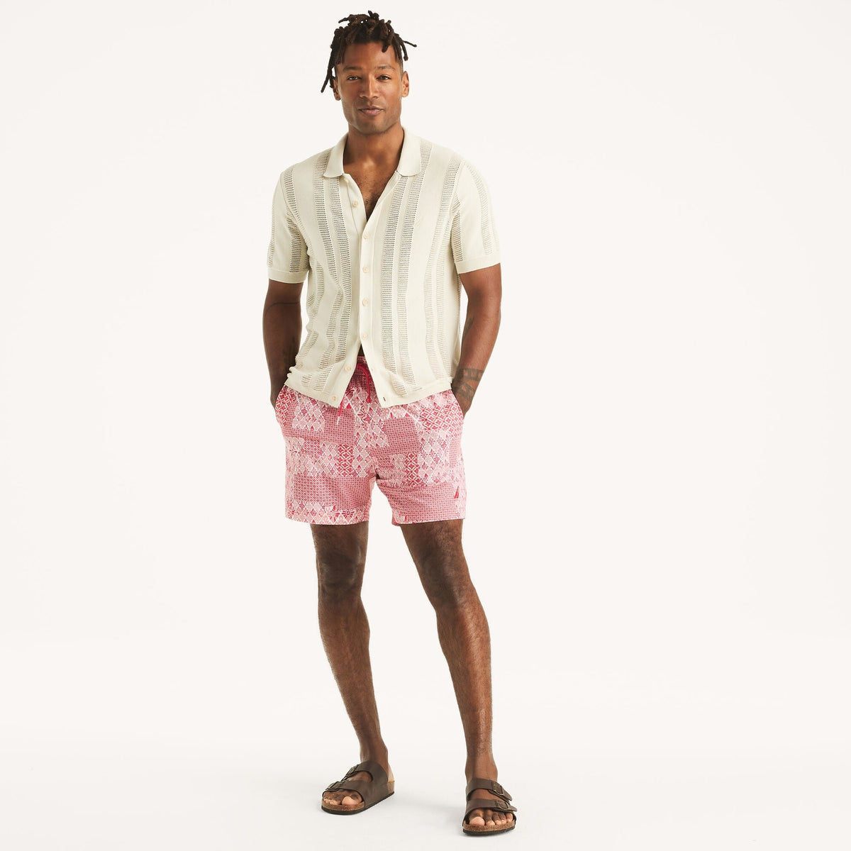 Vestido de baño de hombre con estampado