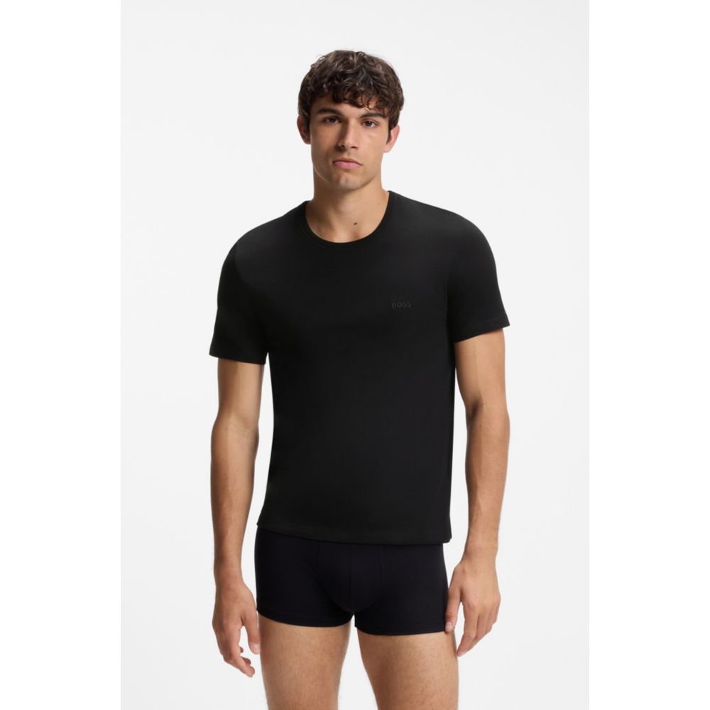 Camiseta (3 unidades) de algodón con bordado