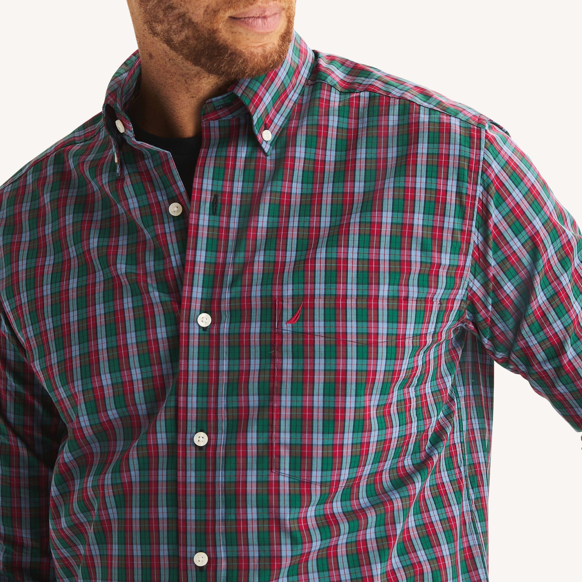 Camisa de hombre a cuadros