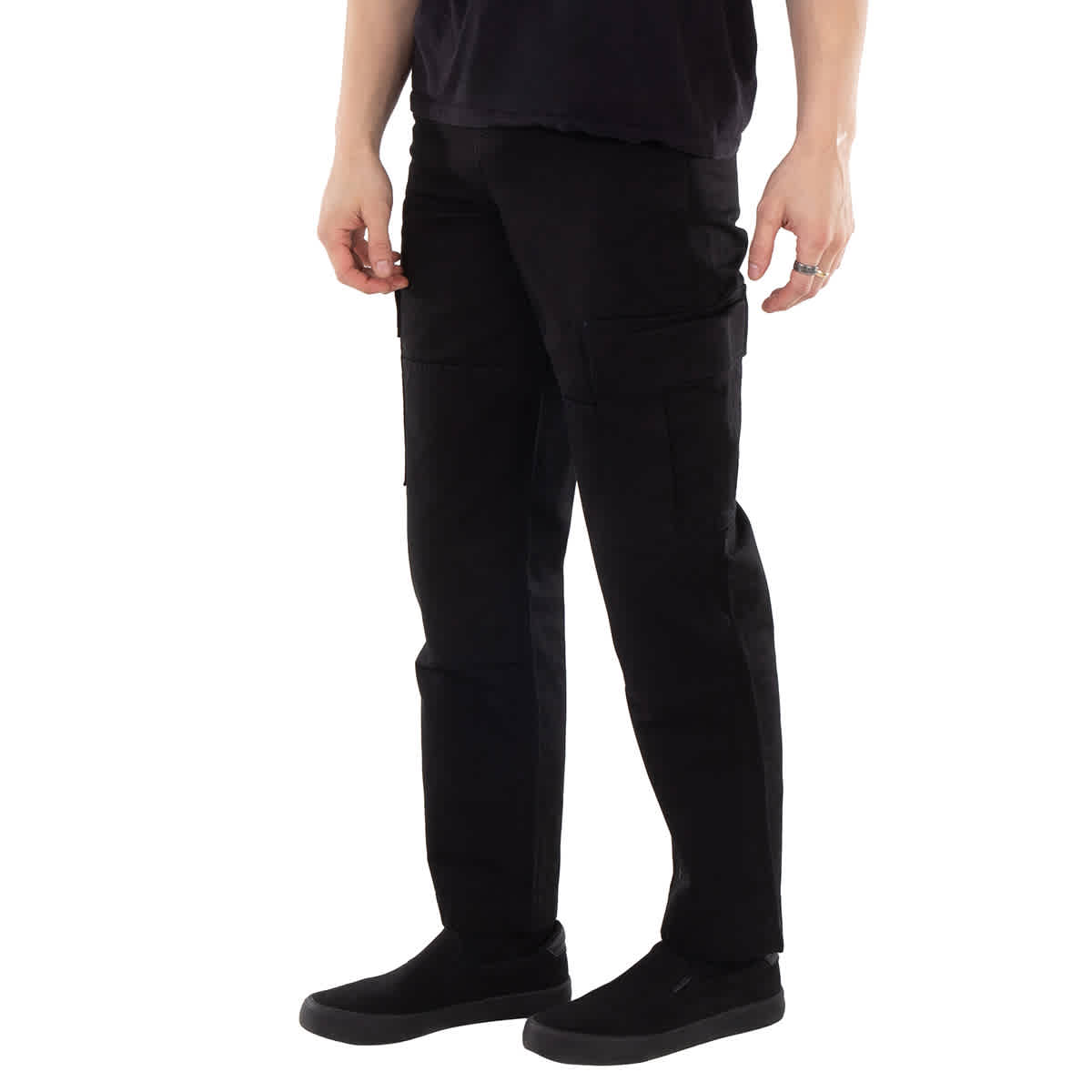 Pantalón de algodón de corte recto