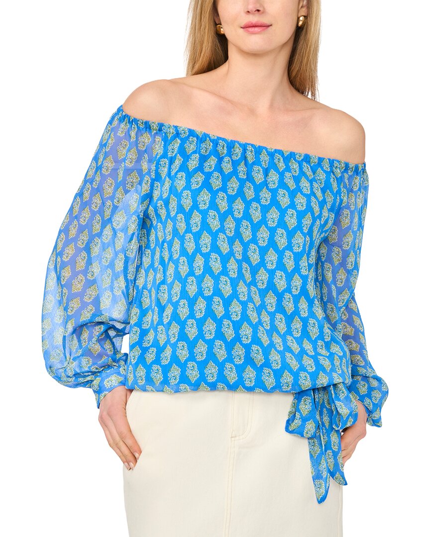 Blusa de manga larga con hombros descubiertos