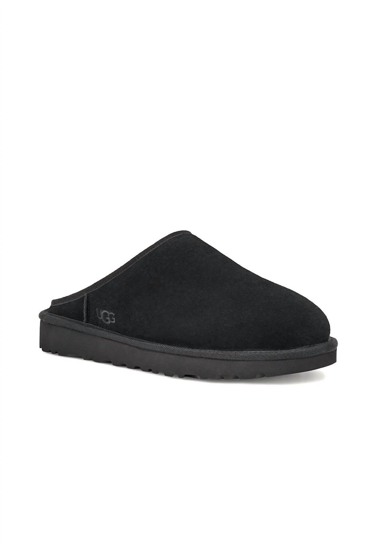 Pantuflas de hombre sin cordones color negro