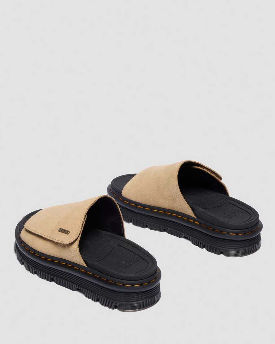 Sandalias de gamuza con plataforma