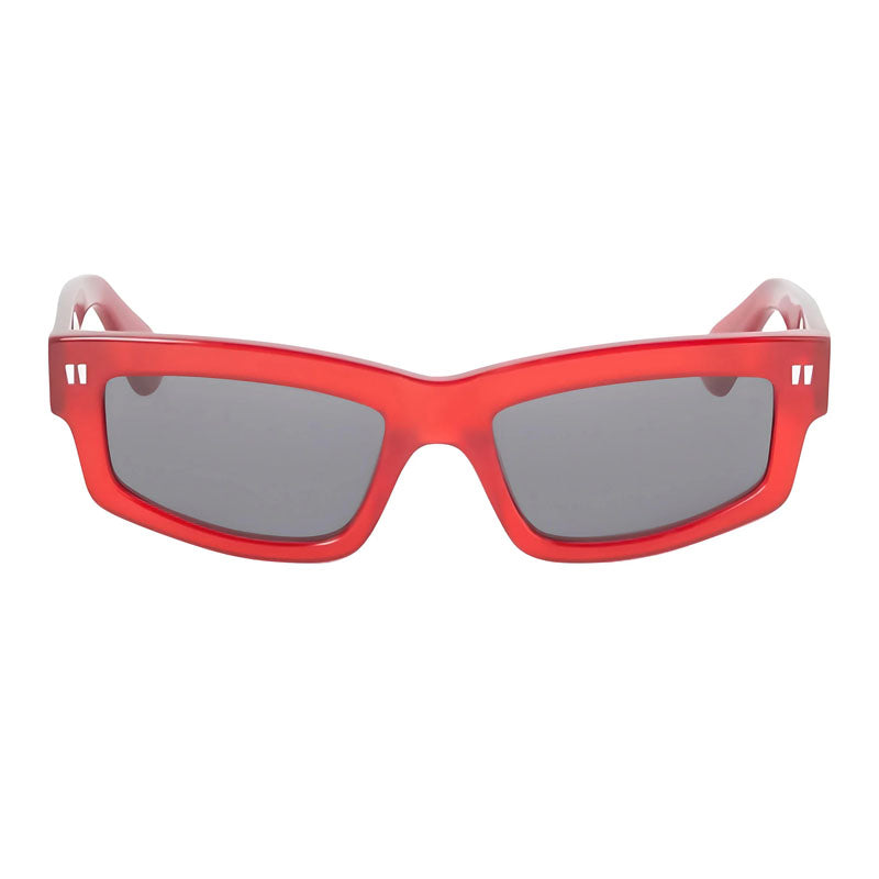 Gafas color gris oscuro y rojo