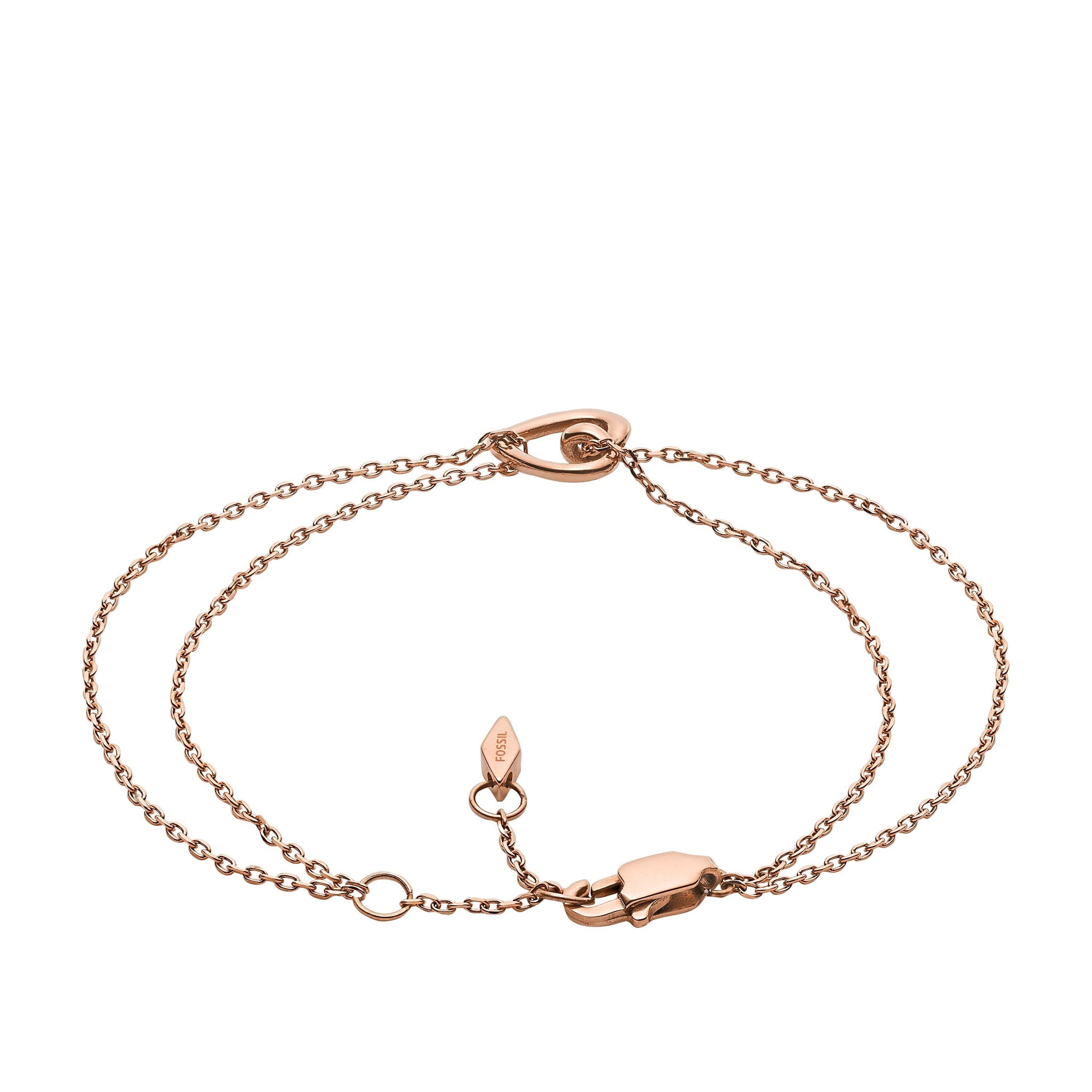 Pulsera de mujer de acero inoxidable color oro rosa