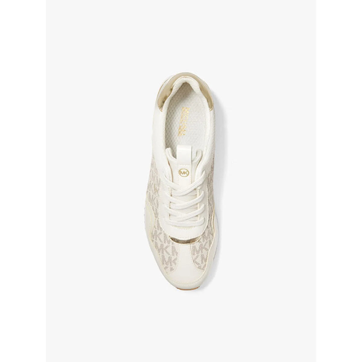 Tenis de mujer con plataforma color marfil