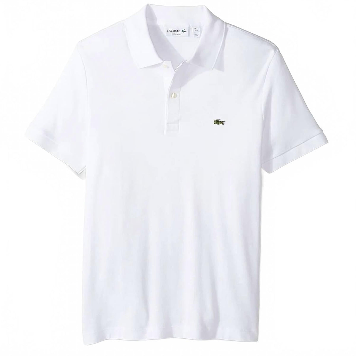 Polo de hombre de algodón color blanco