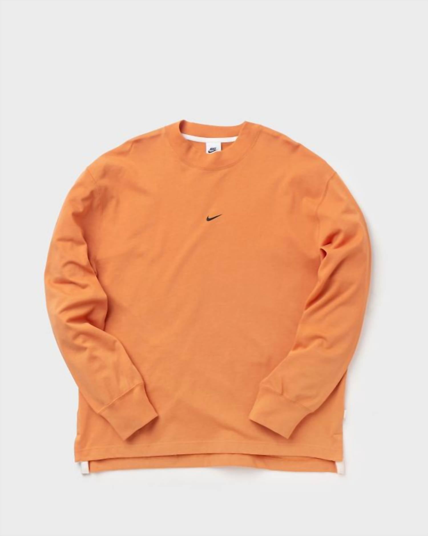 Camiseta de manga larga color naranja