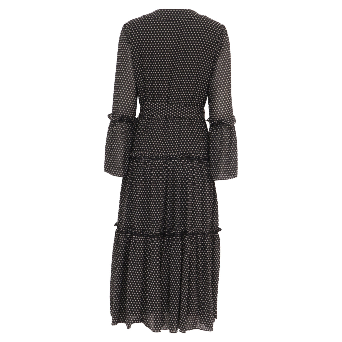Vestido de lunares color negro