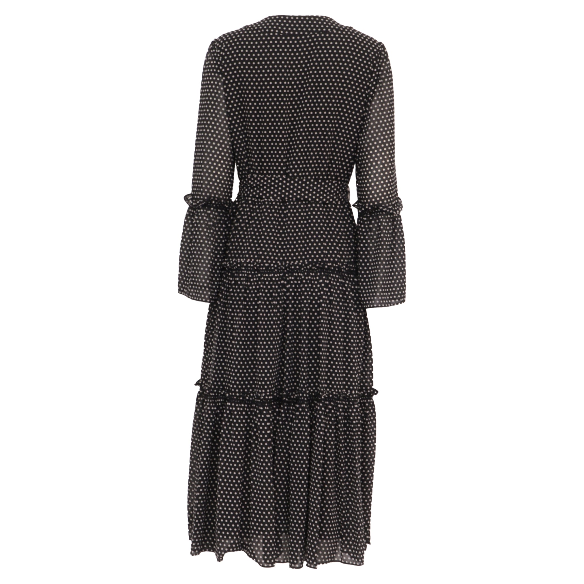 Vestido de lunares color negro
