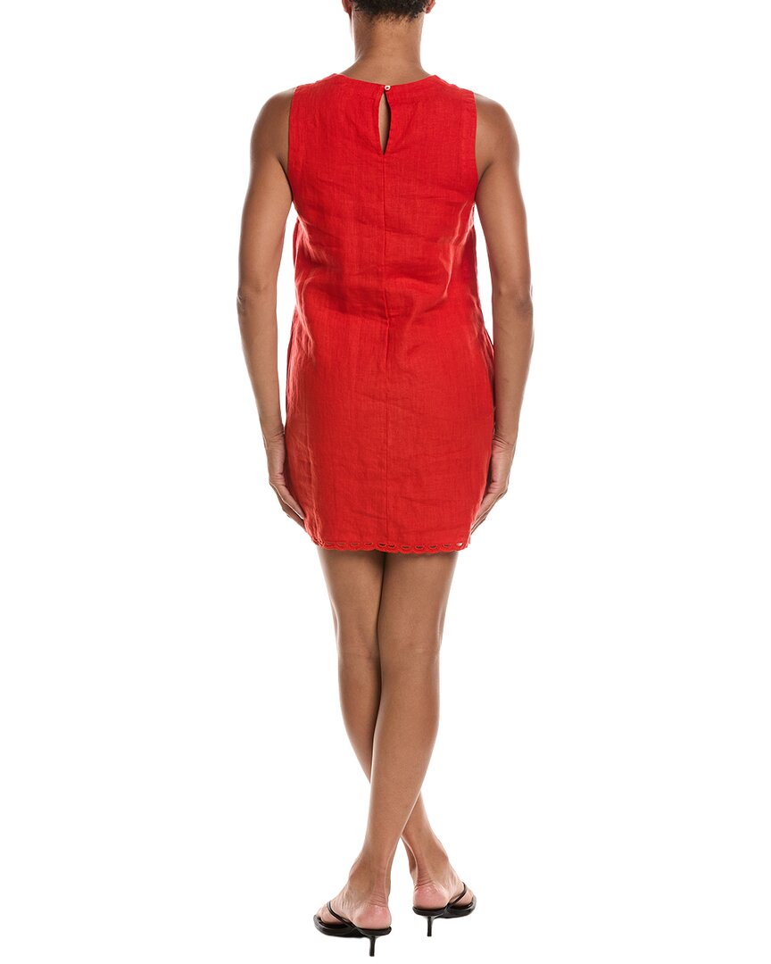 Vestido de lino corto