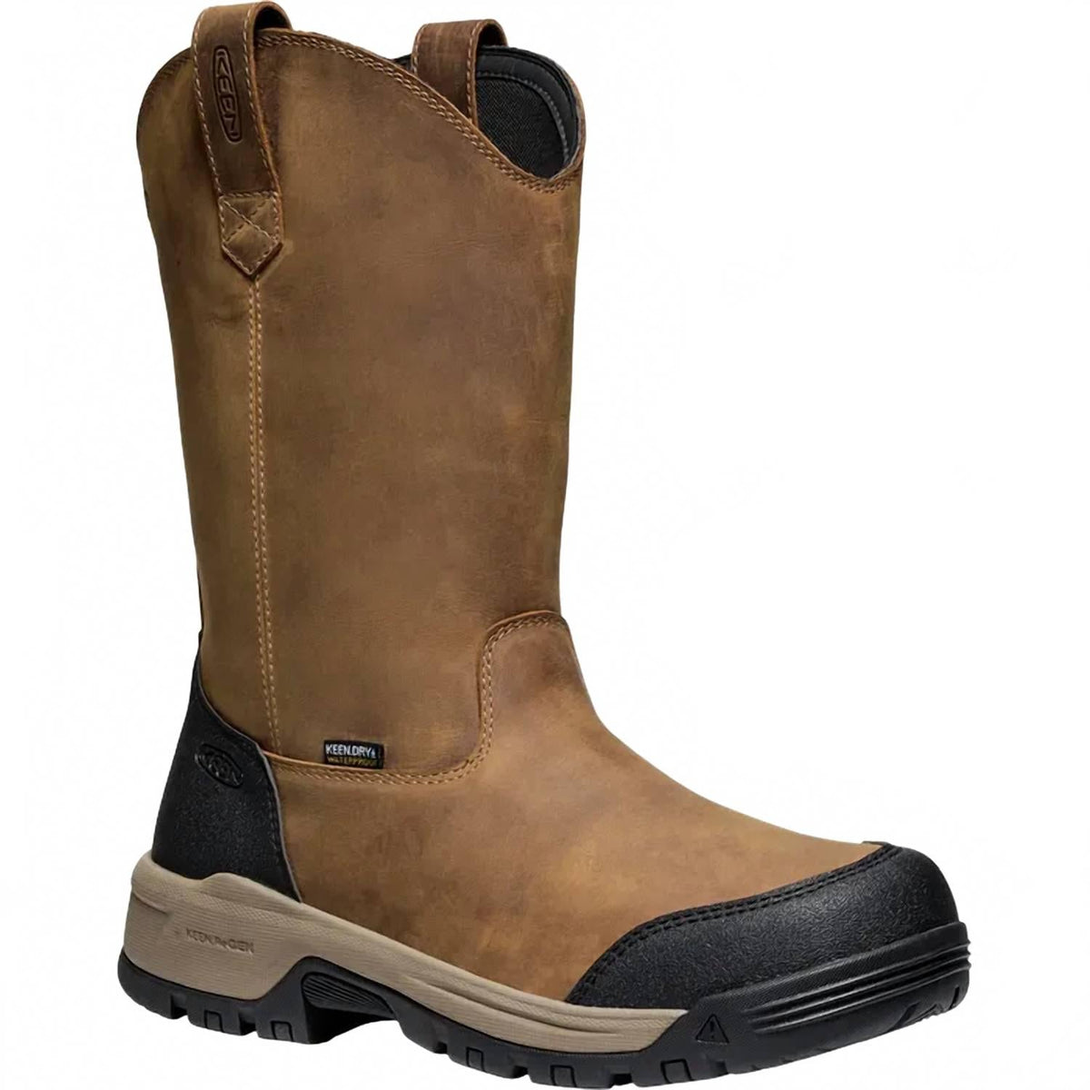 Botas de hombre impermeables color negro y café