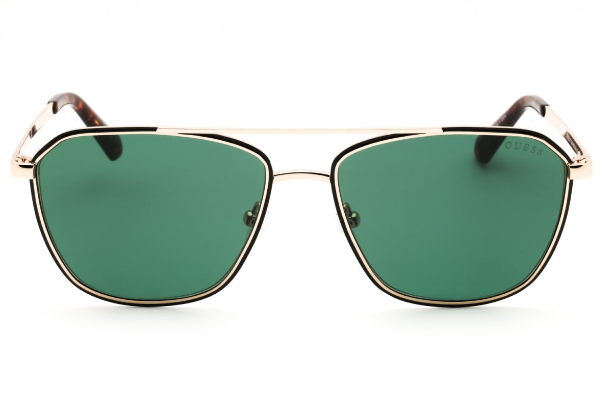 Gafas color verde y dorado