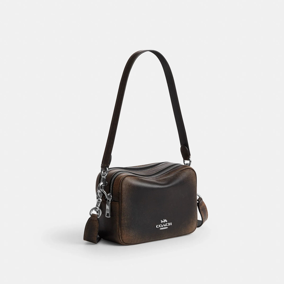 Bolso cruzado de cuero