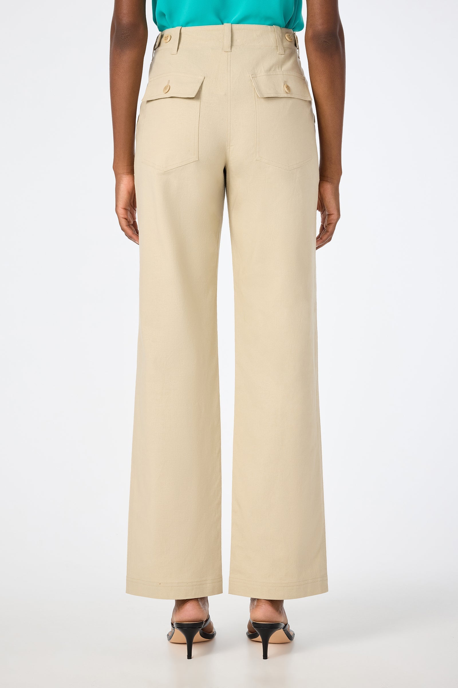 Pantalón de corte recto