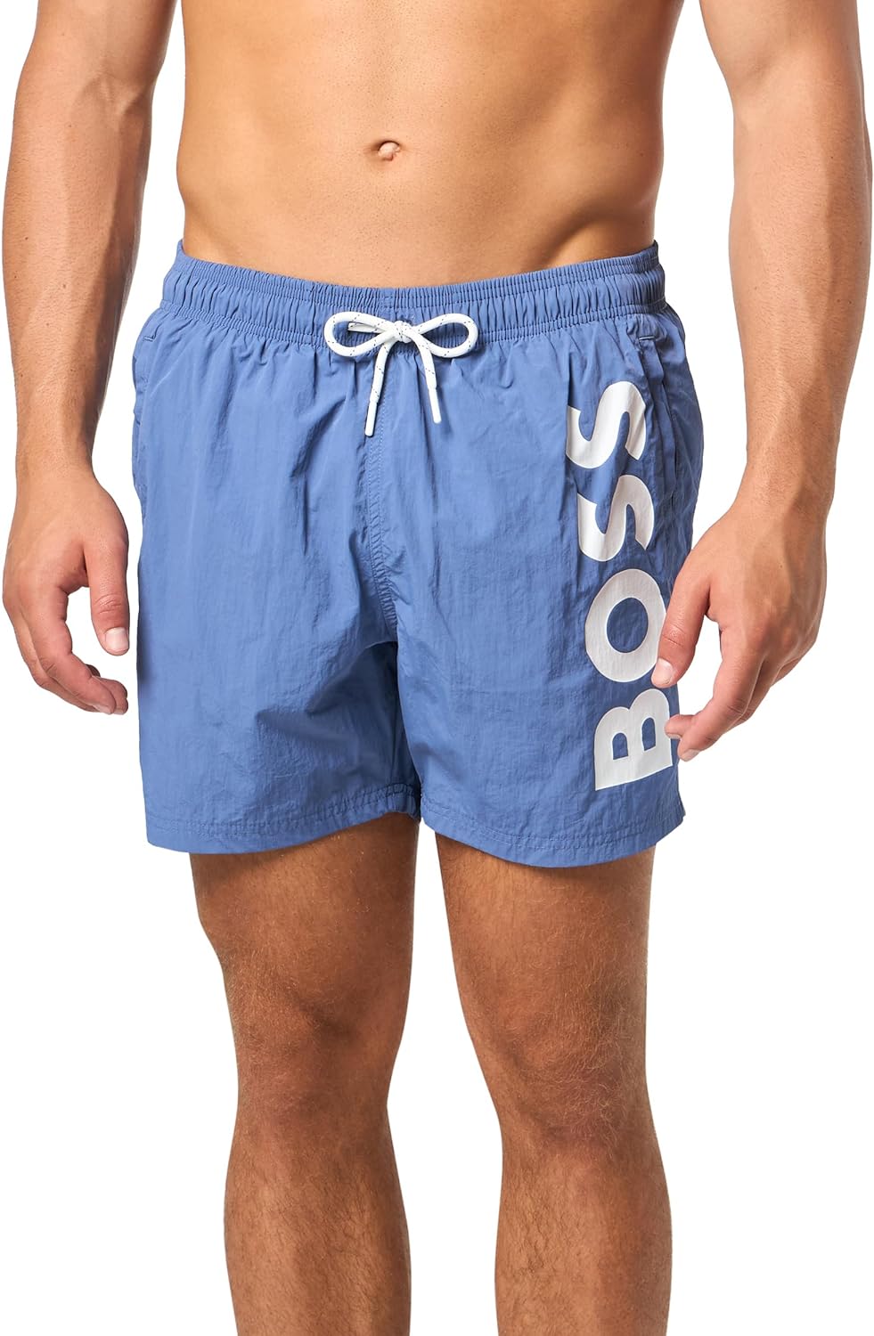 Pantaloneta de baño de hombre color azul