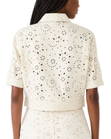 Steve Madden Blu Chaqueta con Ojetes