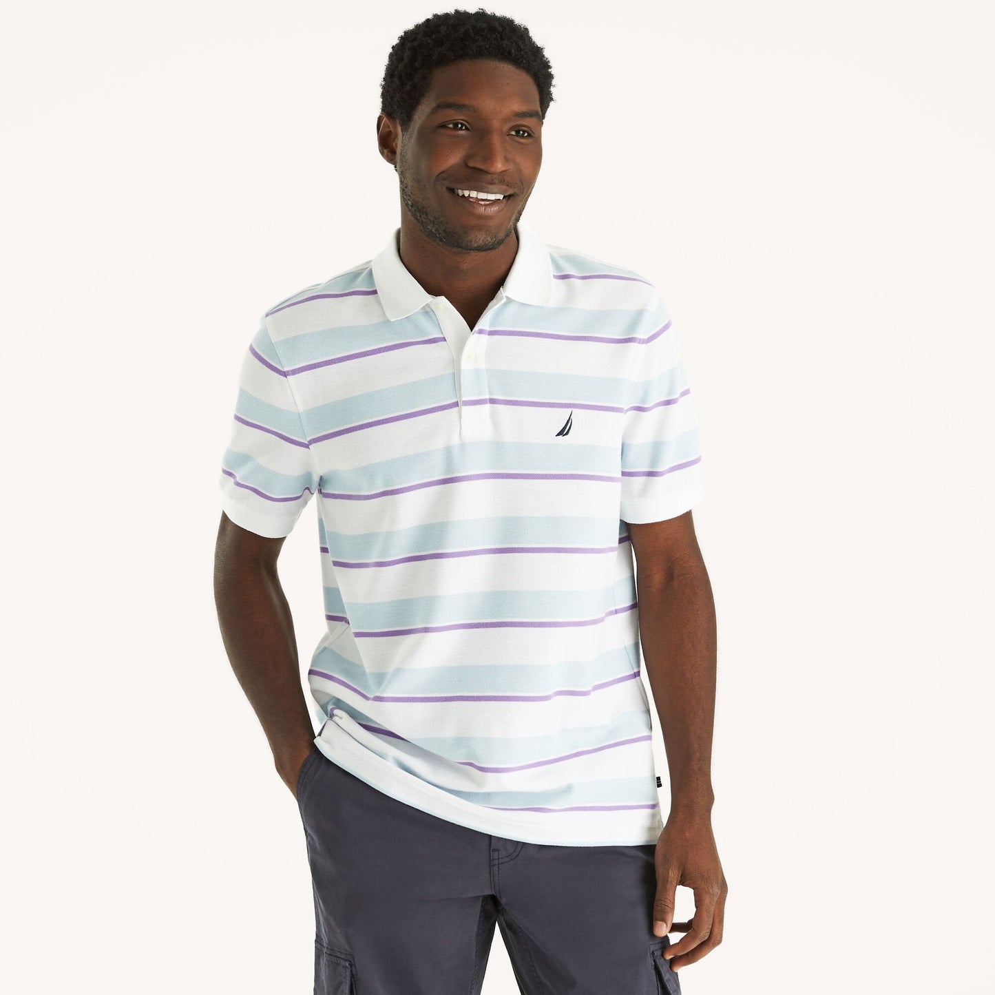 Polo de hombre a rayas