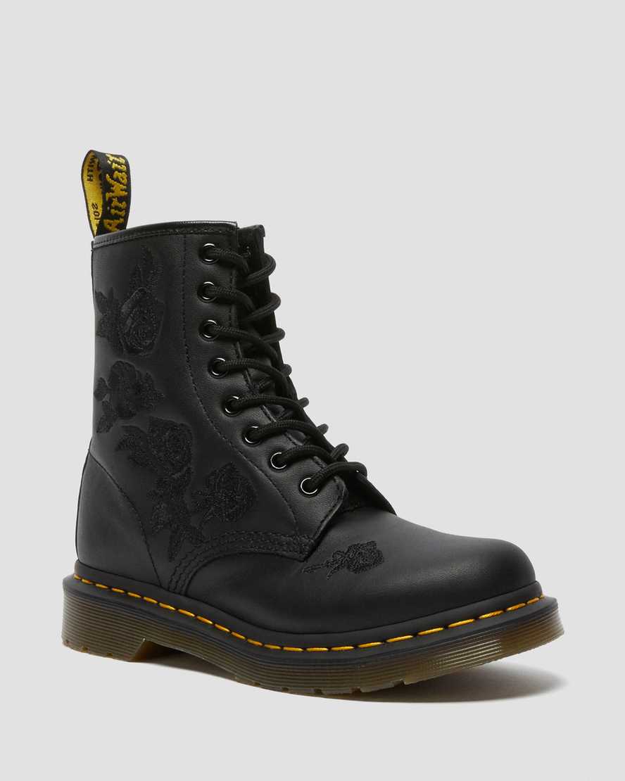 Botas de mujer con estampado floral
