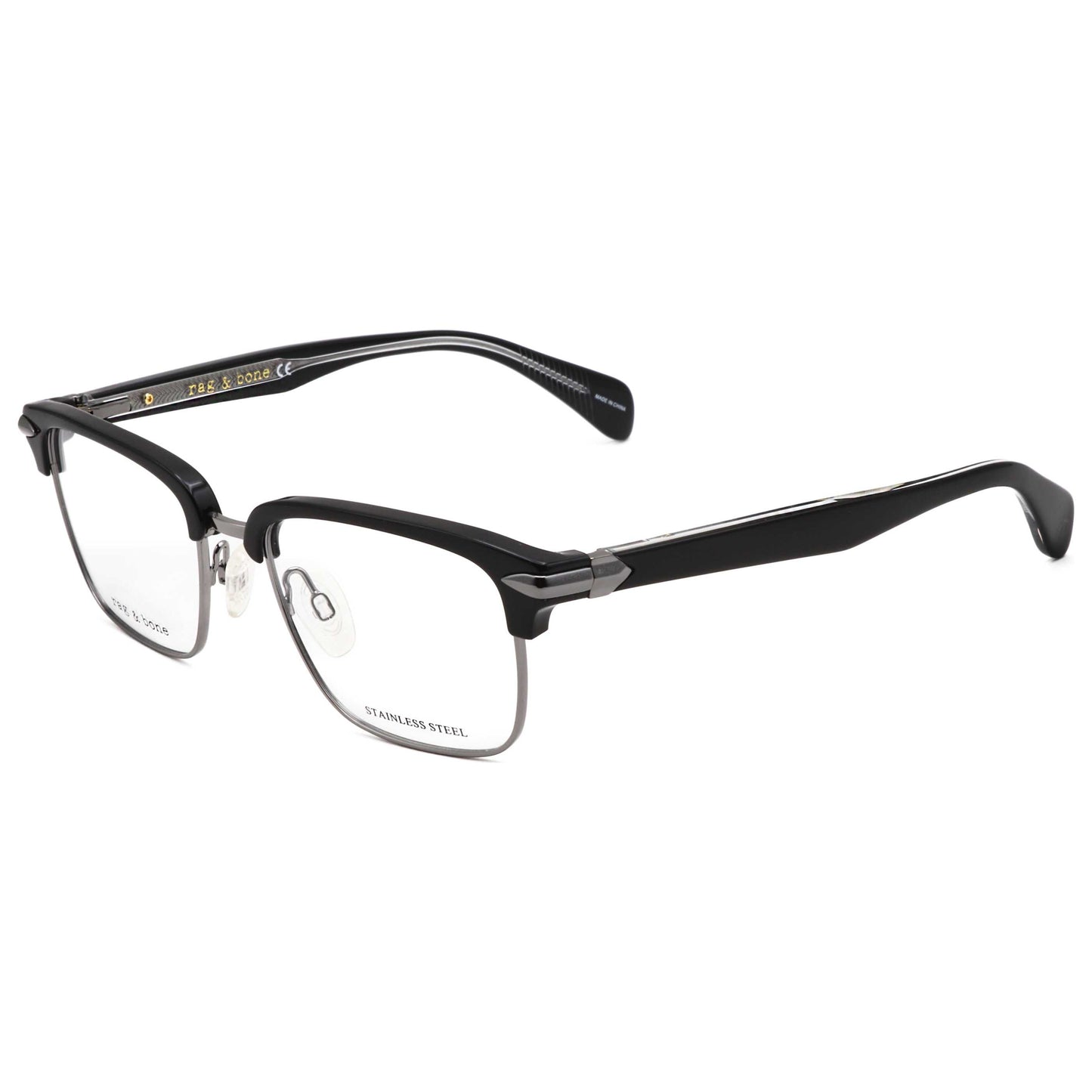 Montura para gafas de hombre 51 mm color negro