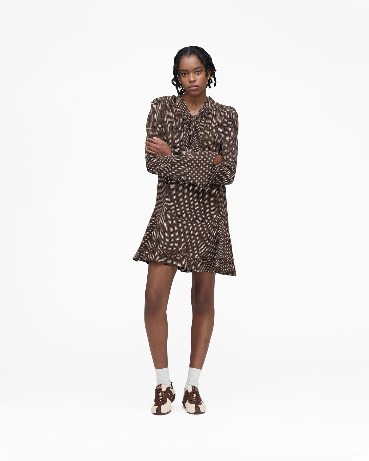 Vestido de manga larga