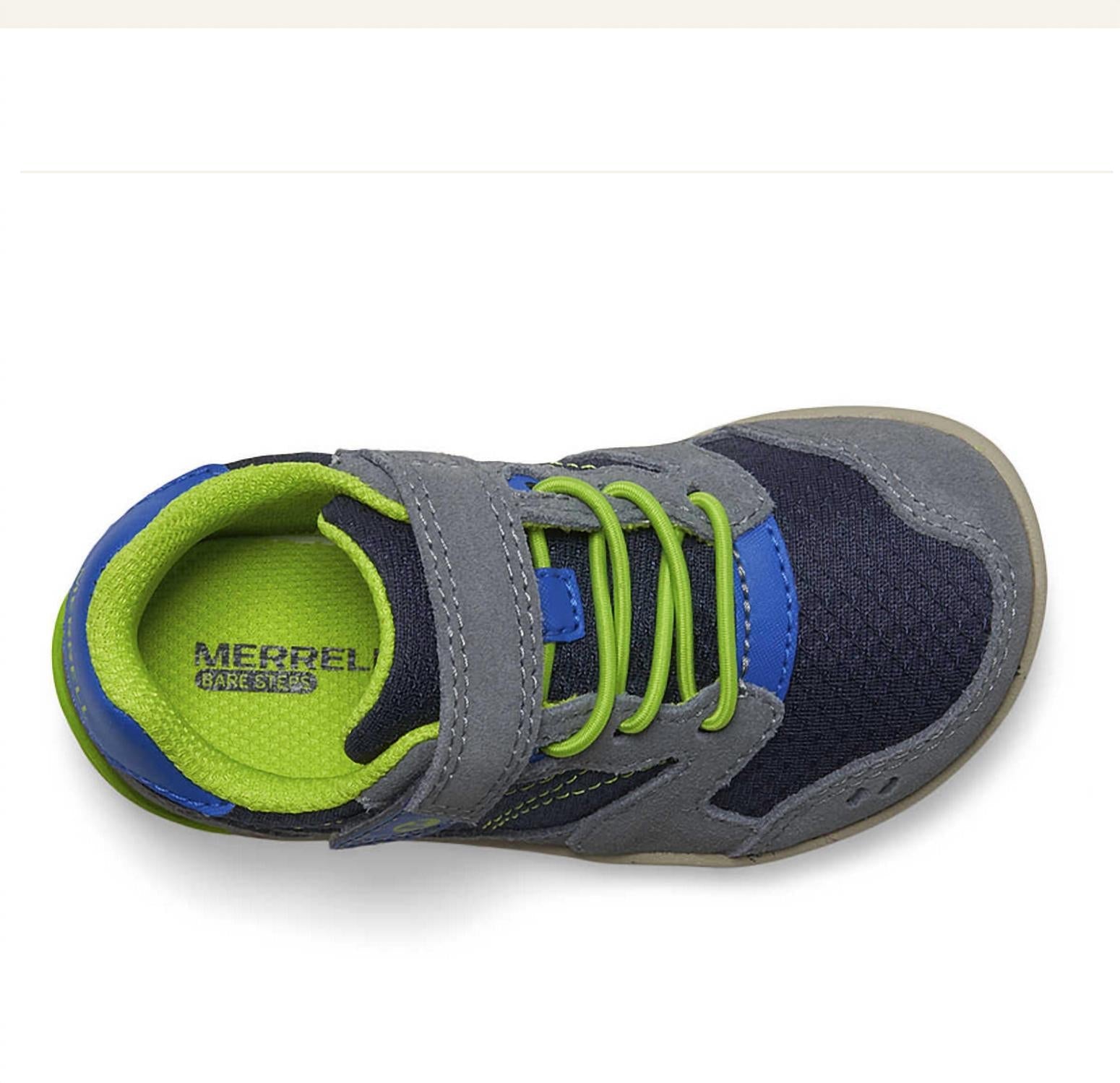 Tenis para bebé color azul marino y verde