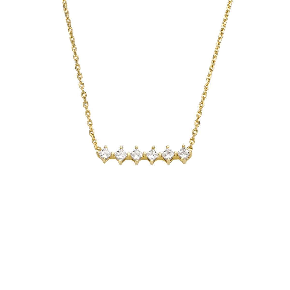 Collar de mujer color dorado