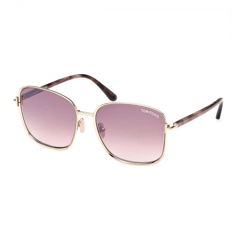 Gafas color oro rosa y café
