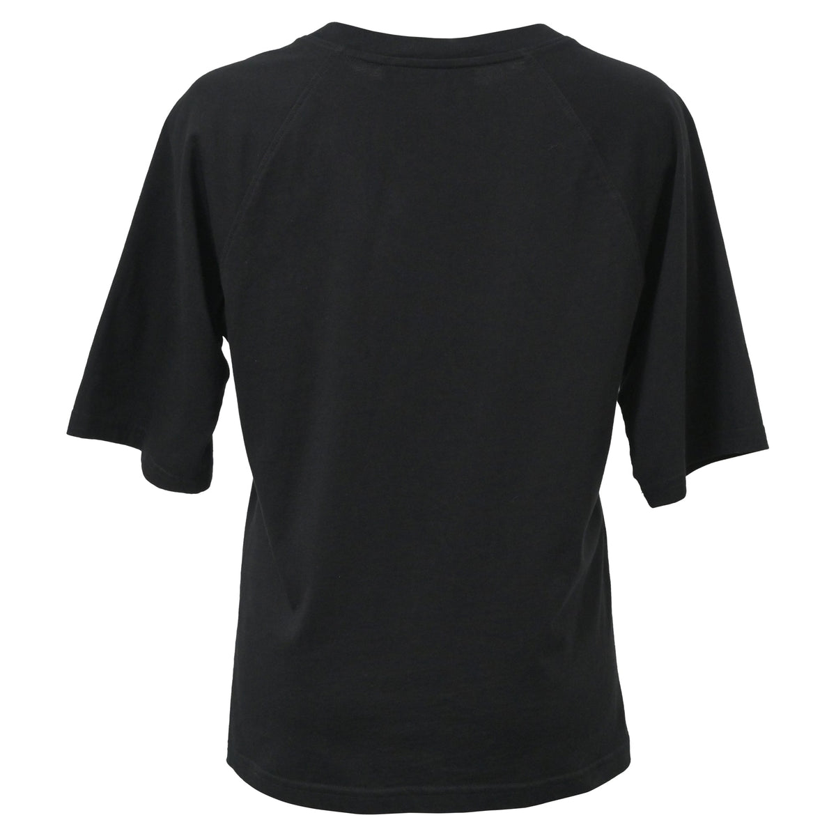 Camiseta de algodón color negro