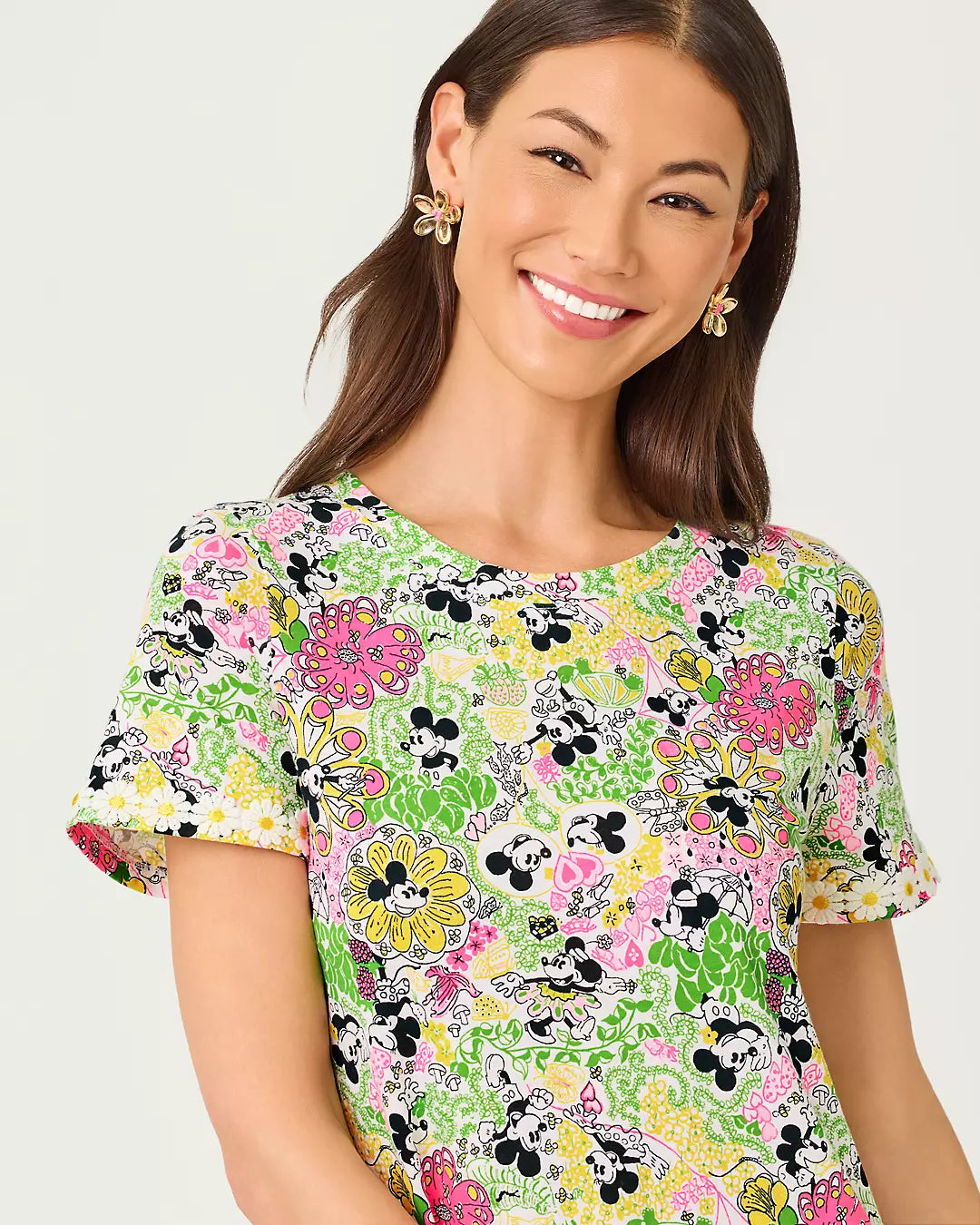 Vestido de manga corta