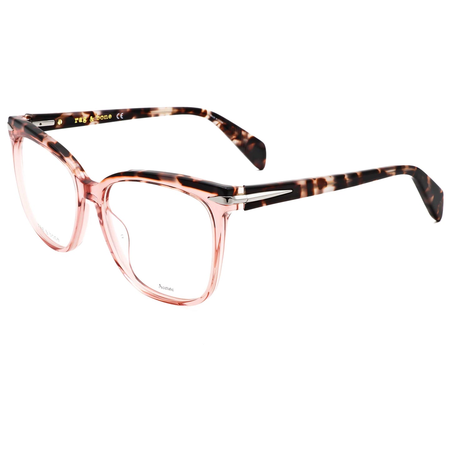Montura para gafas de mujer 53 mm color rosado