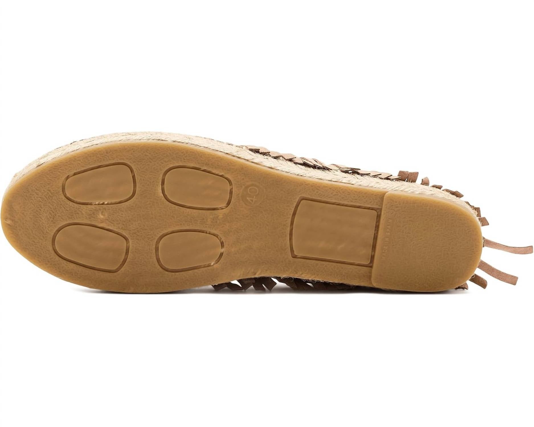 Alpargatas de mujer color beige