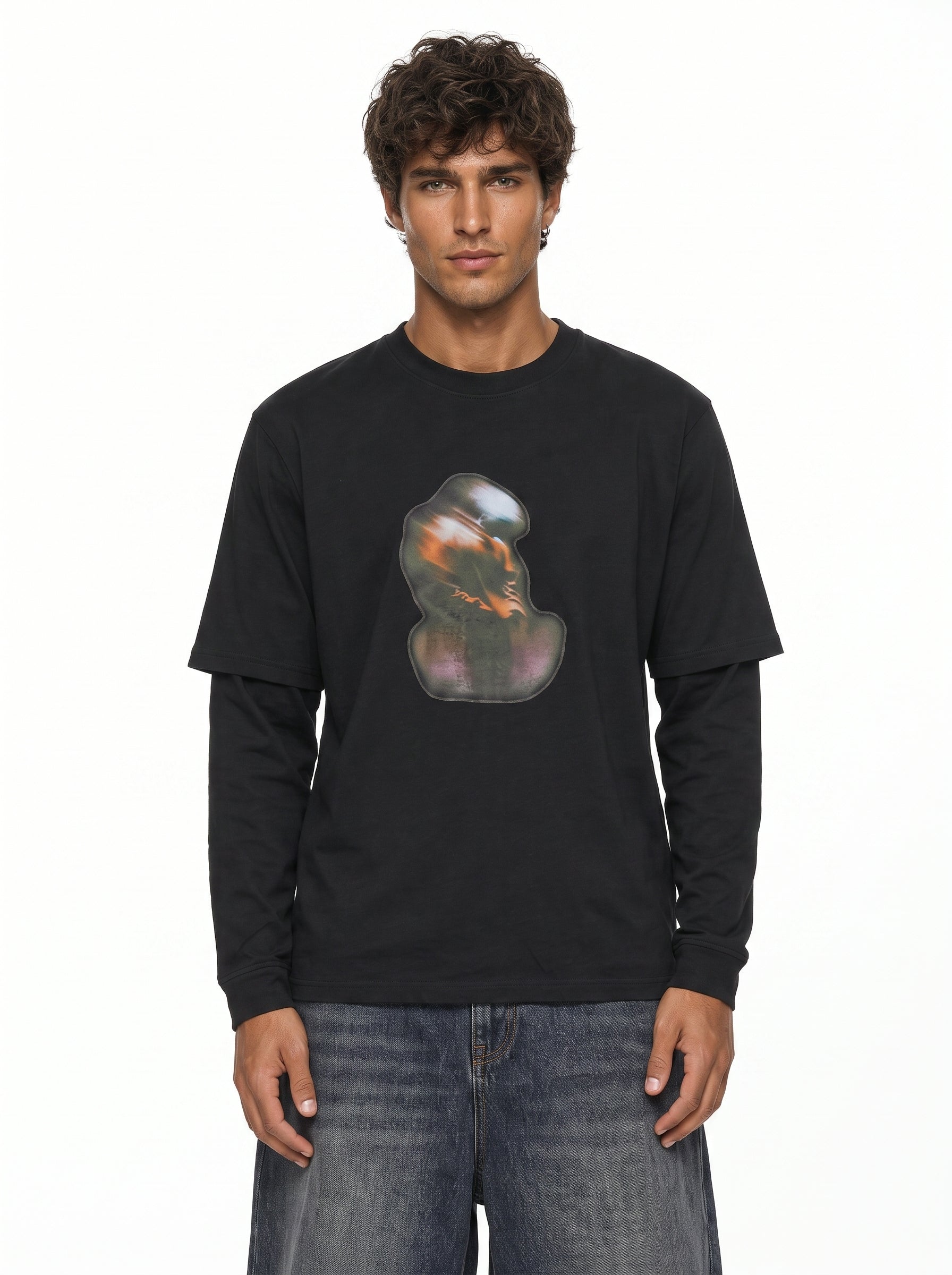 Camiseta de manga larga con estampado