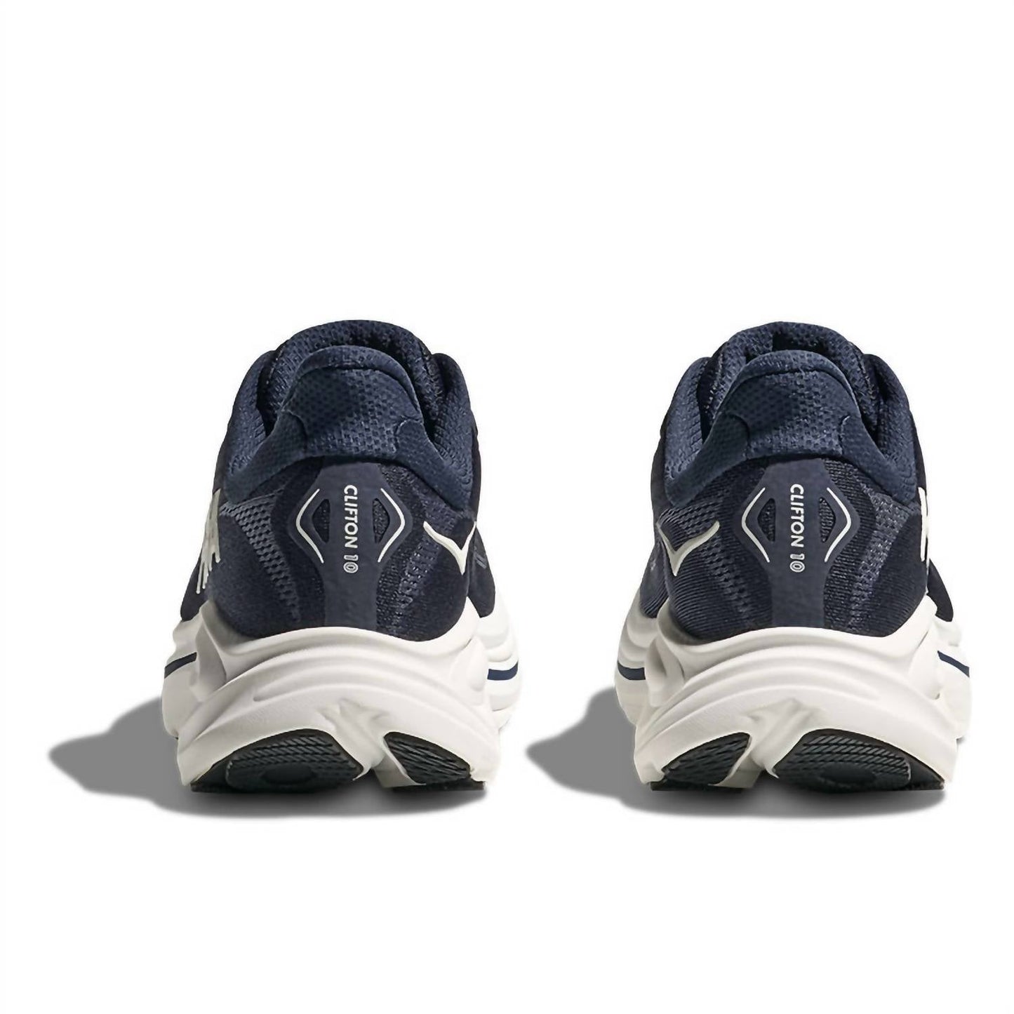 Tenis para correr de hombre color azul marino y blanco
