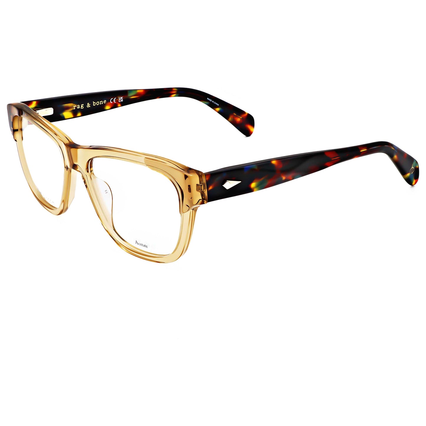 Montura para gafas de hombre 55 mm color café