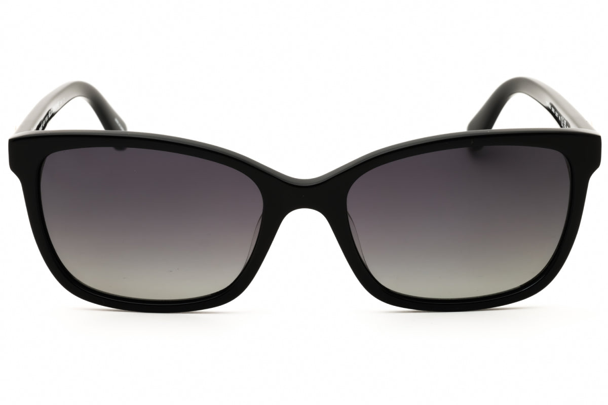 Gafas con lentes polarizados color negro y gris y dorado