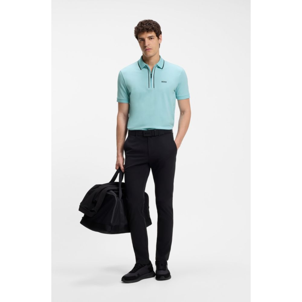 Polo de algodón de corte ajustado