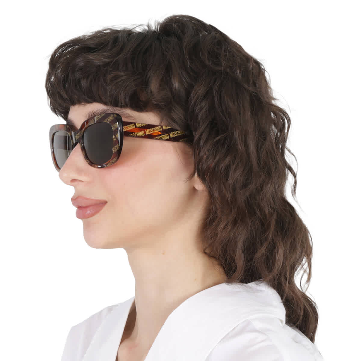 Gafas de sol de mujer de montura cuadrada color gris