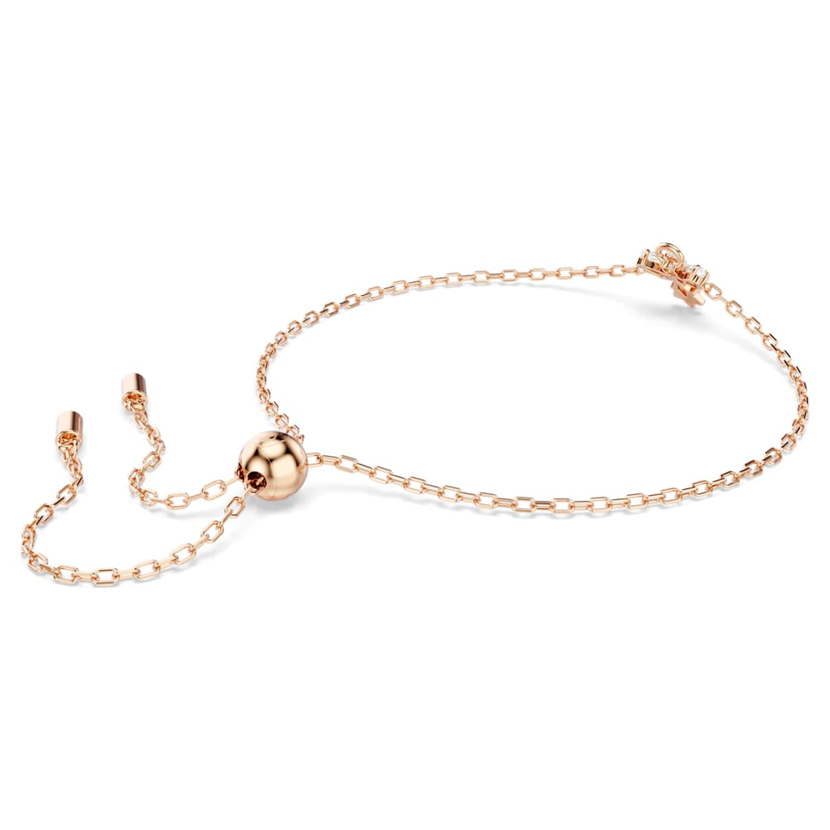 Pulsera color oro rosa y blanco