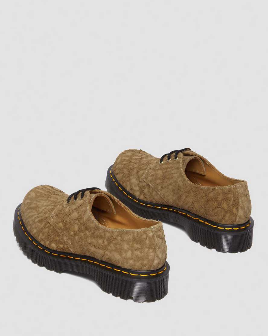 Zapatos de cordones de gamuza