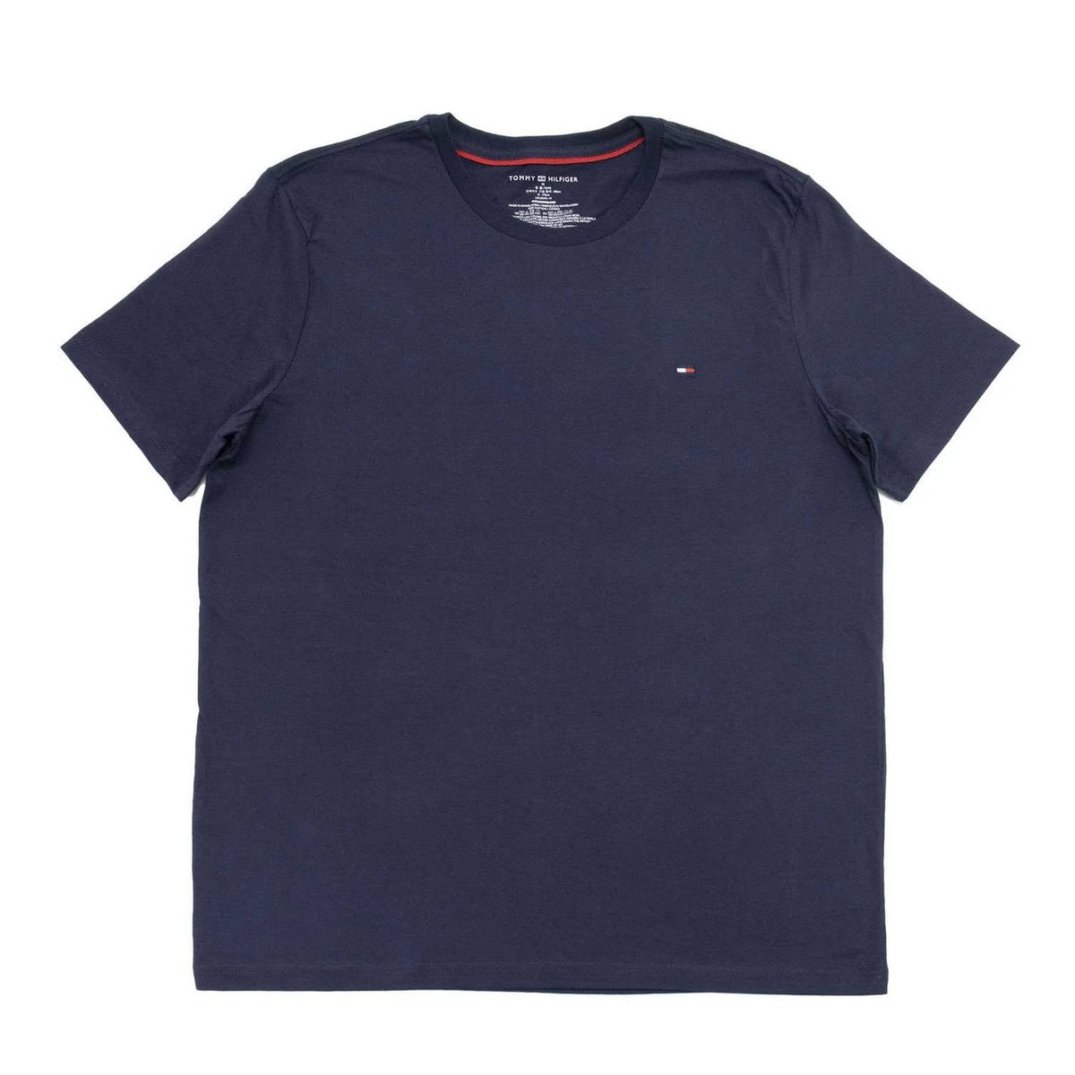 Camiseta de hombre con cuello redondo color azul marino