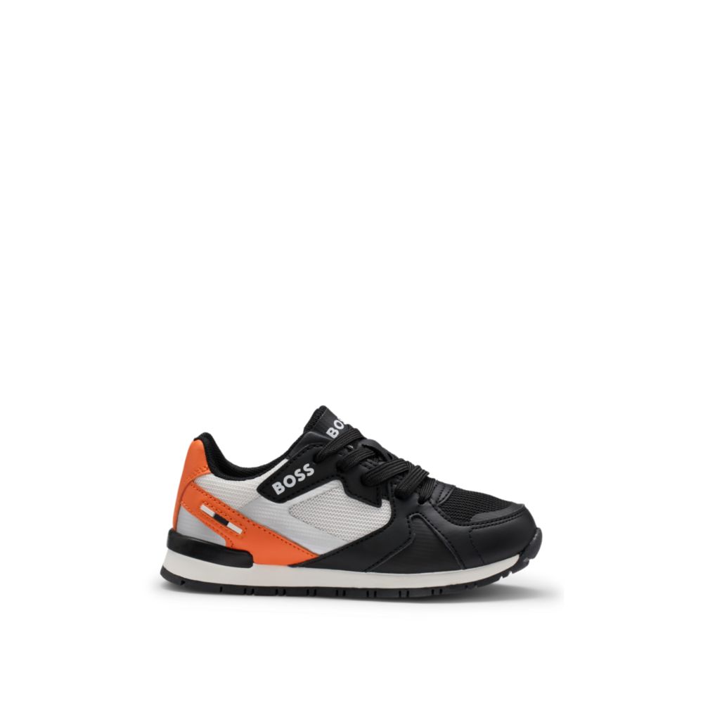 Tenis infantil de efecto cuero