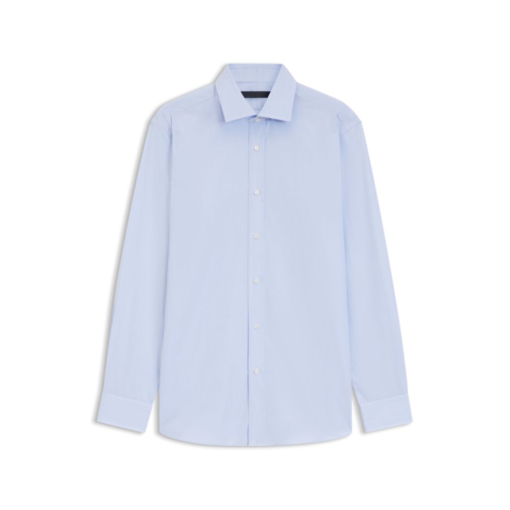 Camisa de algodón de corte ajustado