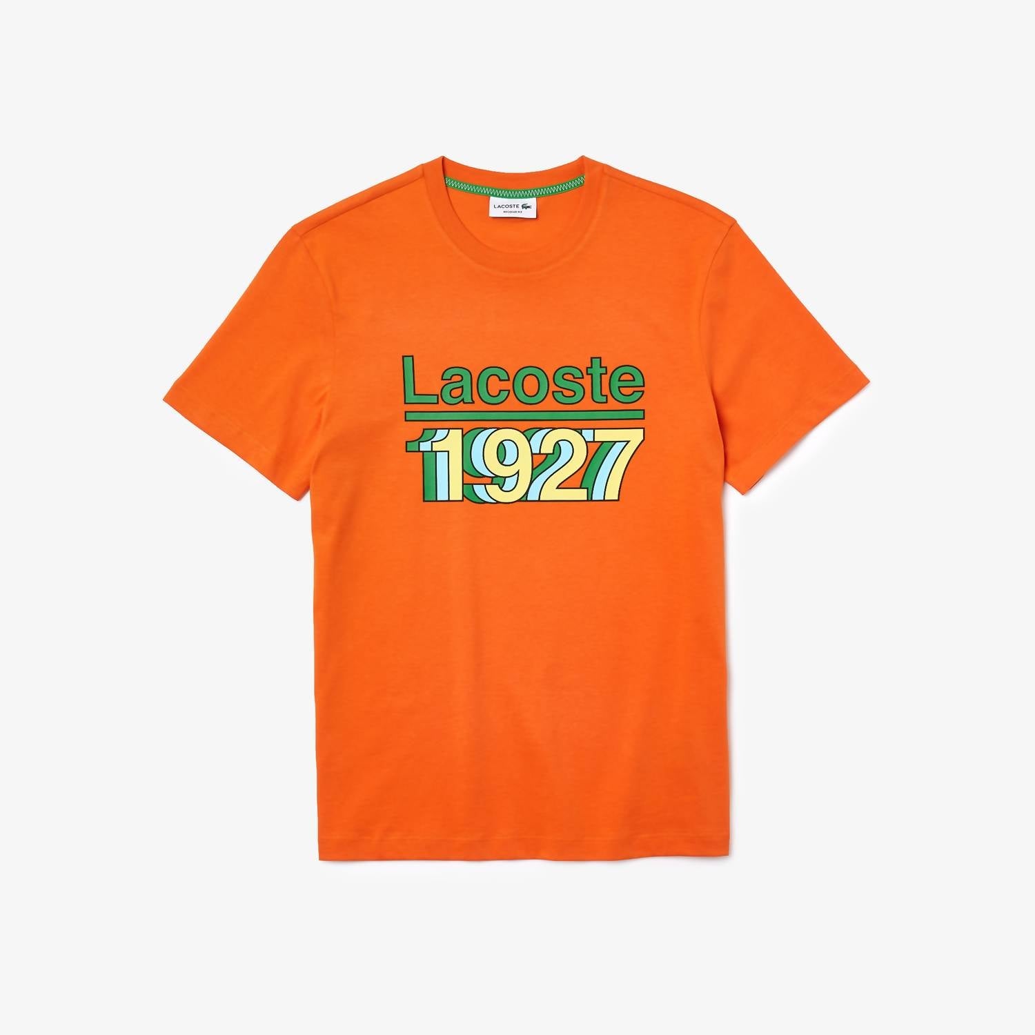 Camiseta de hombre color naranja