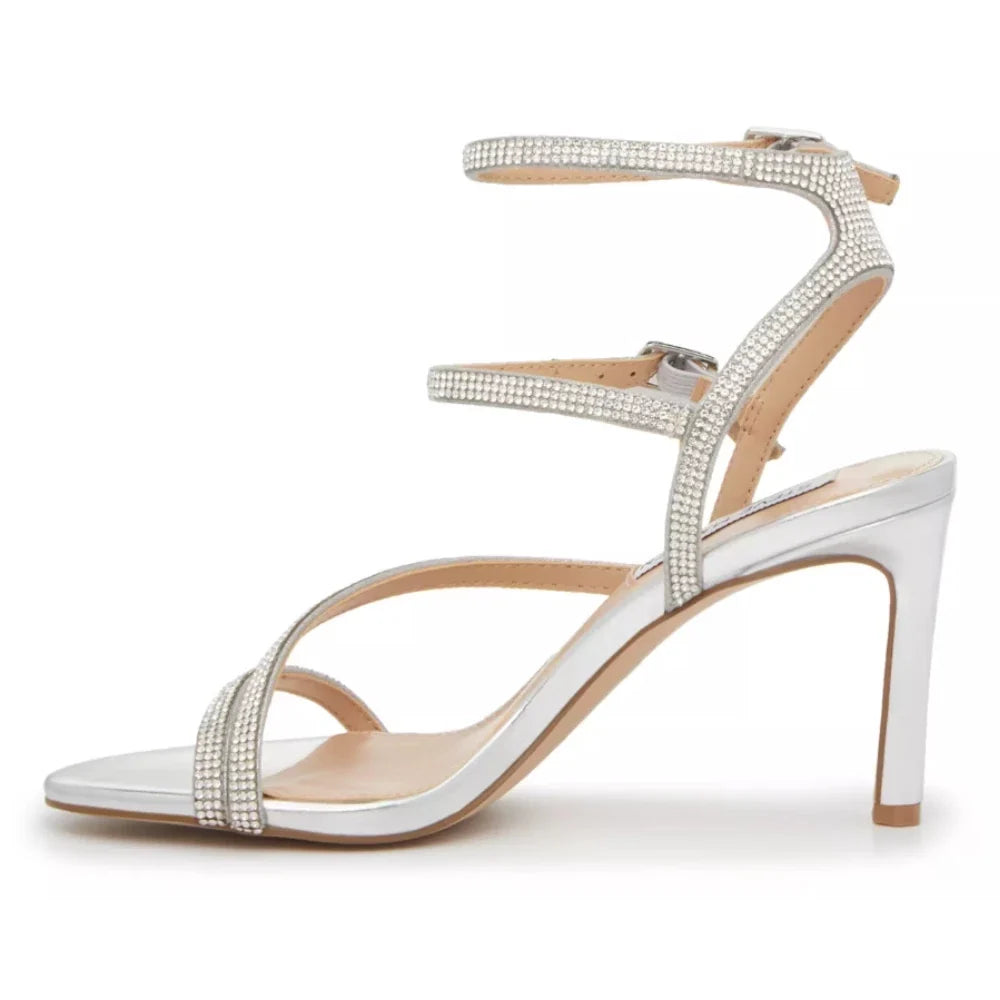Sandalias de mujer color plateado