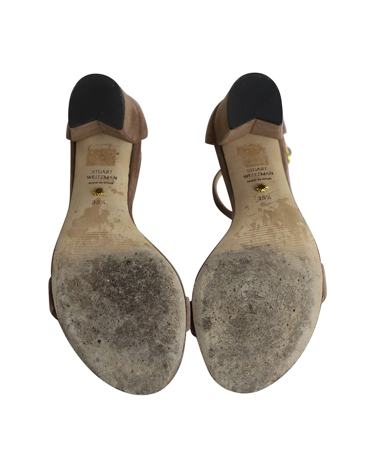 Sandalias de gamuza color café